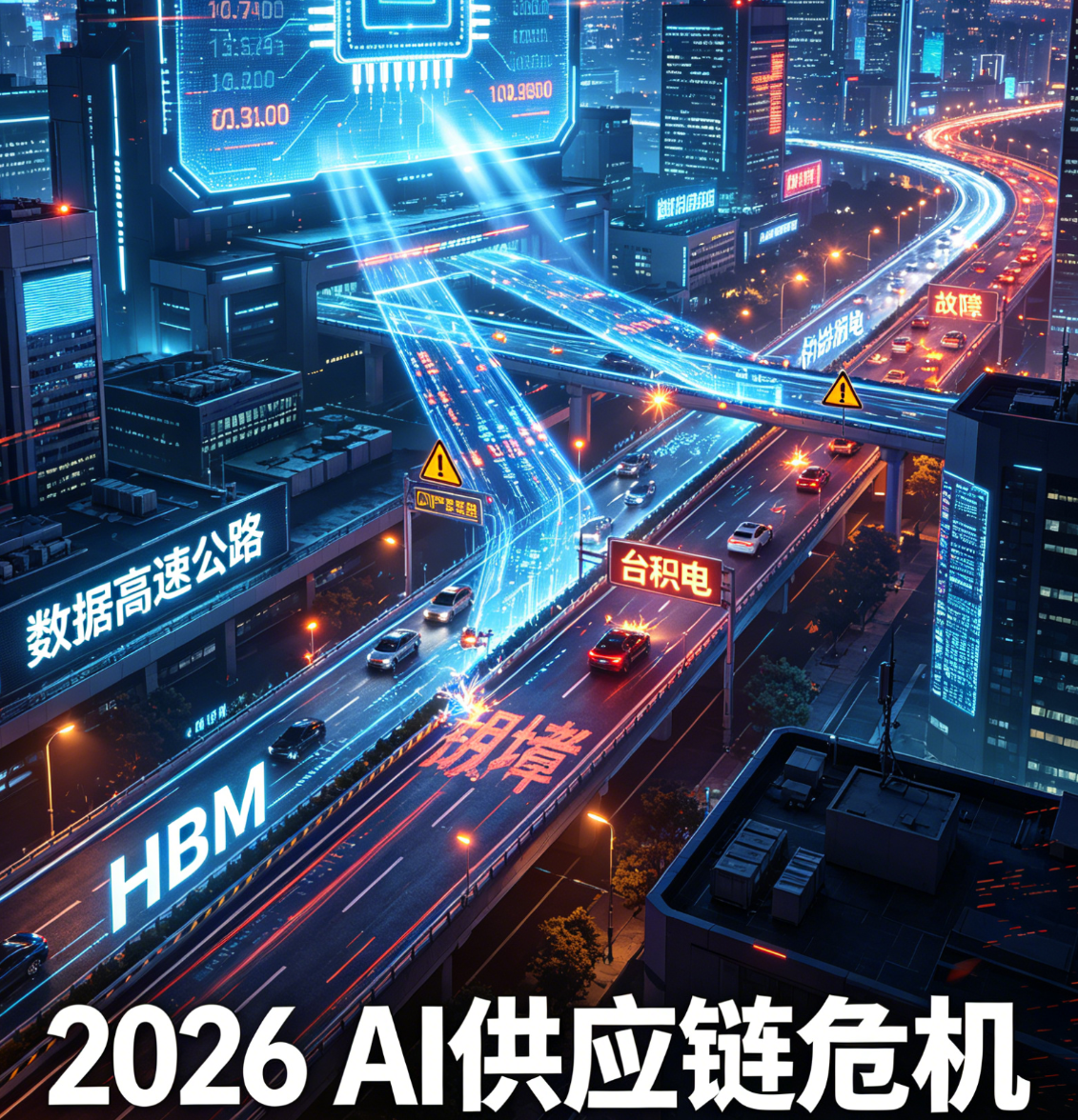 英伟达越涨，风险越大？2026 AI供应链危机：HBM与台积电成真正命门