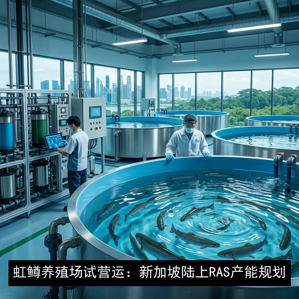 虹鳟养殖场试营运：新加坡陆上RAS产能规划